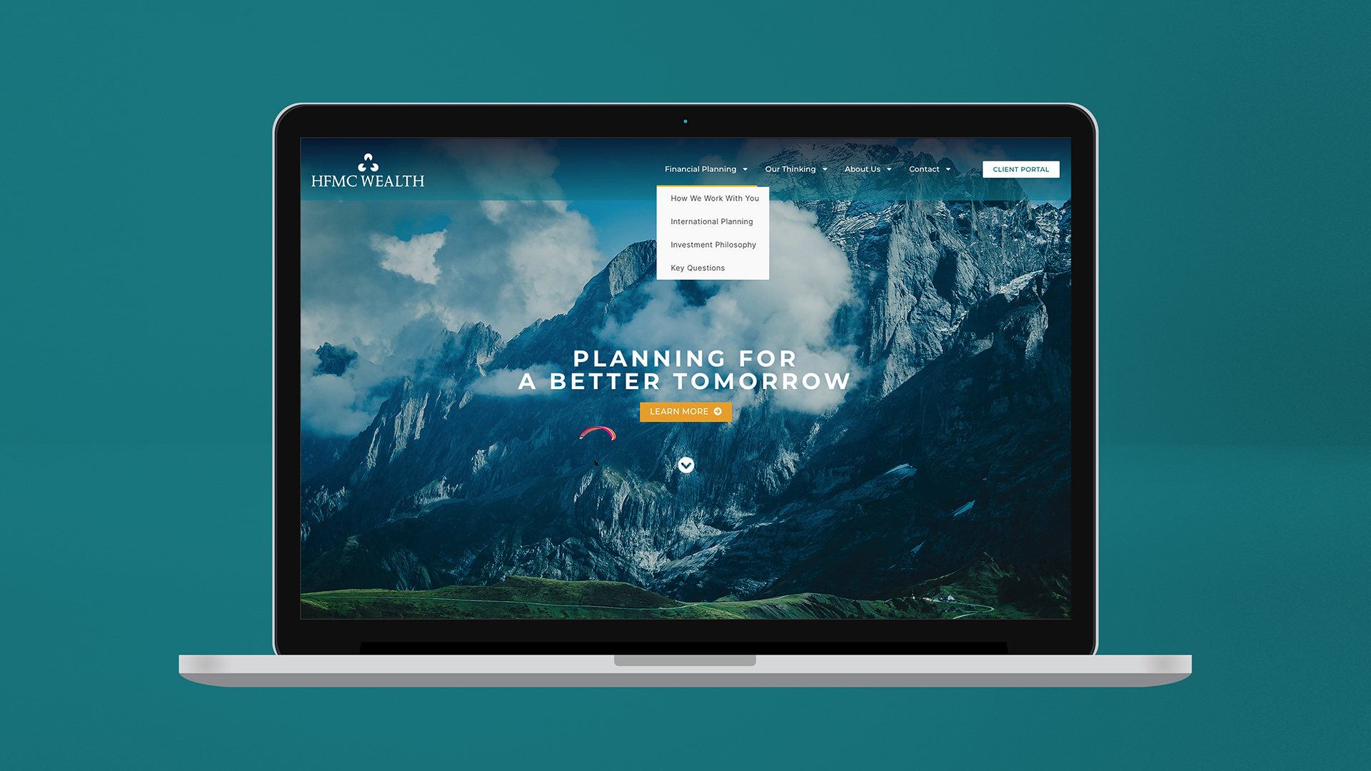 Financial services website
