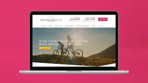 Financial services website