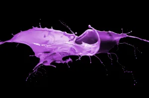 Paint splashes