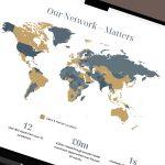 Financial services engagement adviser network map