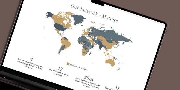Financial services engagement adviser network map