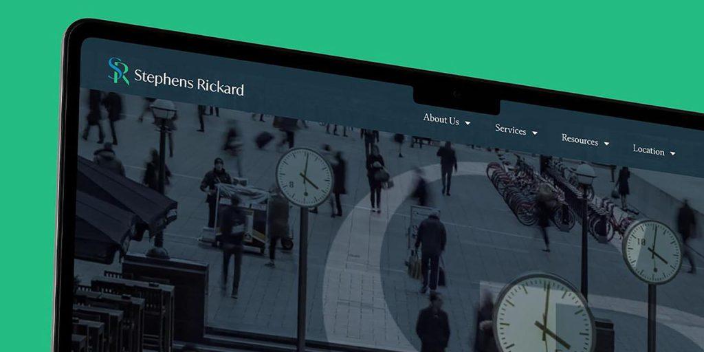 Financial services website and adviser profile design